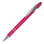 Kugelschreiber aus recyceltem Aluminium und schwarzer Tinte farbe rosa