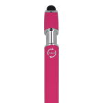 Kugelschreiber aus recyceltem Aluminium und schwarzer Tinte farbe rosa sechste Ansicht