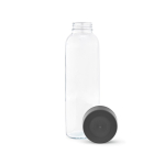 In Europa hergestellte Glasflasche mit auslaufsicherem Deckel 800ml farbe transparent zweite Ansicht