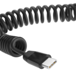 All-in-One-Kabel aus Recycling-Kunststoff mit 60W-Schnellladung farbe schwarz zweite Detailansicht