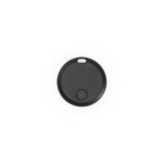 Finder aus recyceltem Kunststoff, kompatibel mit Apple & Android farbe schwarz zweite Ansicht von vorne