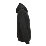 Unisex-Kapuzenpullover aus Bio-Baumwolle 300 g/m² farbe schwarz zweite Ansicht