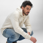 Unisex-Kapuzenpullover aus Bio-Baumwolle 300 g/m² farbe beige Ansicht der Umgebung