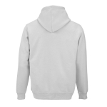 Unisex-Kapuzenpullover aus Bio-Baumwolle 300 g/m² farbe hellgrau Ansicht von hinten