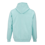 Unisex-Kapuzenpullover aus Bio-Baumwolle 300 g/m² farbe hellgrün Ansicht von hinten