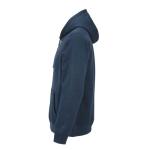 Unisex-Kapuzenpullover aus Bio-Baumwolle 300 g/m² farbe marineblau dritte Ansicht