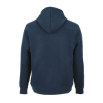 Unisex-Kapuzenpullover aus Bio-Baumwolle 300 g/m² farbe marineblau Ansicht von hinten