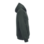 Unisex-Kapuzenpullover aus Bio-Baumwolle 300 g/m² farbe dunkelgrün zweite Ansicht