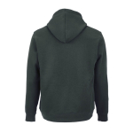 Unisex-Kapuzenpullover aus Bio-Baumwolle 300 g/m² farbe dunkelgrün Ansicht von hinten