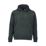 Unisex-Kapuzenpullover aus Bio-Baumwolle 300 g/m² farbe dunkelgrün Ansicht von vorne