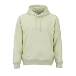 Unisex-Kapuzenpullover aus Bio-Baumwolle 300 g/m² farbe pastelgrün Ansicht von vorne