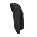 Damen-Kapuzenpullover aus Bio-Baumwolle 300 g/m² Bondi farbe schwarz zweite Ansicht