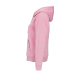 Damen-Kapuzenpullover aus Bio-Baumwolle 300 g/m² Bondi farbe rosa dritte Ansicht