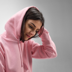 Damen-Kapuzenpullover aus Bio-Baumwolle 300 g/m² Bondi farbe rosa Ansicht der Umgebung