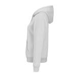 Damen-Kapuzenpullover aus Bio-Baumwolle 300 g/m² Bondi farbe hellgrau dritte Ansicht