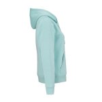 Damen-Kapuzenpullover aus Bio-Baumwolle 300 g/m² Bondi farbe hellgrün zweite Ansicht