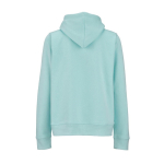 Damen-Kapuzenpullover aus Bio-Baumwolle 300 g/m² Bondi farbe hellgrün Ansicht von hinten