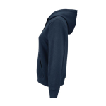 Damen-Kapuzenpullover aus Bio-Baumwolle 300 g/m² Bondi farbe marineblau dritte Ansicht