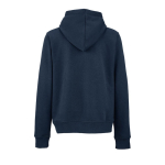 Damen-Kapuzenpullover aus Bio-Baumwolle 300 g/m² Bondi farbe marineblau Ansicht von hinten