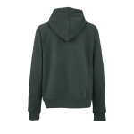 Damen-Kapuzenpullover aus Bio-Baumwolle 300 g/m² Bondi farbe dunkelgrün Ansicht von hinten