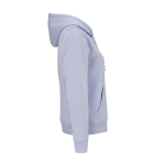 Damen-Kapuzenpullover aus Bio-Baumwolle 300 g/m² Bondi farbe pastellblau zweite Ansicht