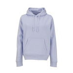 Damen-Kapuzenpullover aus Bio-Baumwolle 300 g/m² Bondi farbe pastellblau Ansicht von vorne