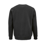 Unisex-Sweatshirt aus Bio-Baumwolle, angeraut 300g/m² Waikiki farbe schwarz Ansicht von hinten