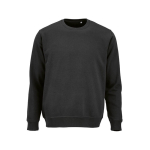Unisex-Sweatshirt aus Bio-Baumwolle, angeraut 300g/m² Waikiki farbe schwarz Ansicht von vorne
