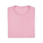 Unisex-Sweatshirt aus Bio-Baumwolle, angeraut 300g/m² Waikiki farbe rosa zweite Ansicht von vorne