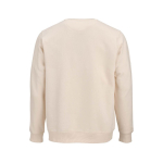 Unisex-Sweatshirt aus Bio-Baumwolle, angeraut 300g/m² Waikiki farbe beige Ansicht von hinten