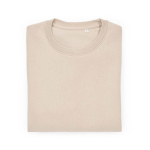 Unisex-Sweatshirt aus Bio-Baumwolle, angeraut 300g/m² Waikiki farbe beige zweite Ansicht von vorne
