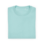 Unisex-Sweatshirt aus Bio-Baumwolle, angeraut 300g/m² Waikiki farbe hellgrün zweite Ansicht von vorne