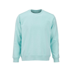 Unisex-Sweatshirt aus Bio-Baumwolle, angeraut 300g/m² Waikiki farbe hellgrün Ansicht von vorne