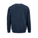 Unisex-Sweatshirt aus Bio-Baumwolle, angeraut 300g/m² Waikiki farbe marineblau Ansicht von hinten