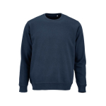Unisex-Sweatshirt aus Bio-Baumwolle, angeraut 300g/m² Waikiki farbe marineblau Ansicht von vorne