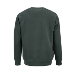 Unisex-Sweatshirt aus Bio-Baumwolle, angeraut 300g/m² Waikiki farbe dunkelgrün Ansicht von hinten