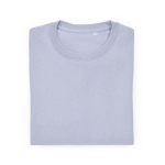 Unisex-Sweatshirt aus Bio-Baumwolle, angeraut 300g/m² Waikiki farbe pastellblau zweite Ansicht von vorne
