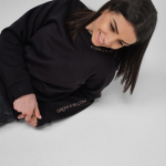 Damen-Sweatshirt aus Bio-Baumwolle Rundhals 300 g/m² Waikiki farbe schwarz Ansicht der Umgebung