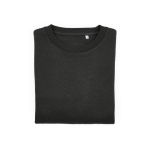 Damen-Sweatshirt aus Bio-Baumwolle Rundhals 300 g/m² Waikiki farbe schwarz zweite Ansicht von vorne