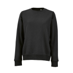 Damen-Sweatshirt aus Bio-Baumwolle Rundhals 300 g/m² Waikiki farbe schwarz Ansicht von vorne