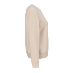 Damen-Sweatshirt aus Bio-Baumwolle Rundhals 300 g/m² Waikiki farbe beige zweite Ansicht