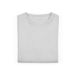 Damen-Sweatshirt aus Bio-Baumwolle Rundhals 300 g/m² Waikiki farbe hellgrau zweite Ansicht von vorne