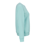 Damen-Sweatshirt aus Bio-Baumwolle Rundhals 300 g/m² Waikiki farbe hellgrün zweite Ansicht