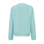 Damen-Sweatshirt aus Bio-Baumwolle Rundhals 300 g/m² Waikiki farbe hellgrün Ansicht von hinten