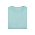 Damen-Sweatshirt aus Bio-Baumwolle Rundhals 300 g/m² Waikiki farbe hellgrün zweite Ansicht von vorne