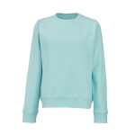 Damen-Sweatshirt aus Bio-Baumwolle Rundhals 300 g/m² Waikiki farbe hellgrün Ansicht von vorne