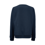 Damen-Sweatshirt aus Bio-Baumwolle Rundhals 300 g/m² Waikiki farbe marineblau Ansicht von hinten