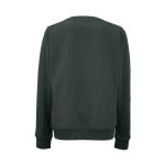 Damen-Sweatshirt aus Bio-Baumwolle Rundhals 300 g/m² Waikiki farbe dunkelgrün Ansicht von hinten