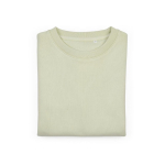 Damen-Sweatshirt aus Bio-Baumwolle Rundhals 300 g/m² Waikiki farbe pastelgrün zweite Ansicht von vorne