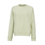 Damen-Sweatshirt aus Bio-Baumwolle Rundhals 300 g/m² Waikiki farbe pastelgrün Ansicht von vorne